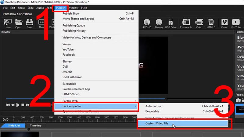 cách chỉnh màu video trong Proshow cách chỉnh màu video trong Proshow