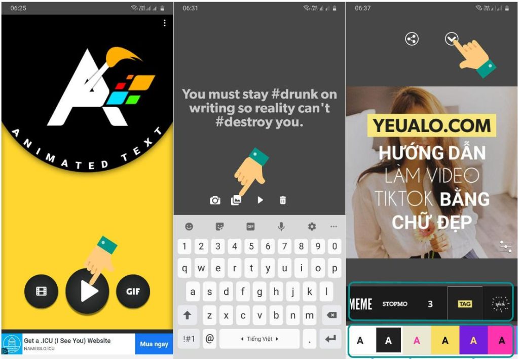 cách làm chữ chạy trên tiktok cách làm chữ chạy trên tiktok