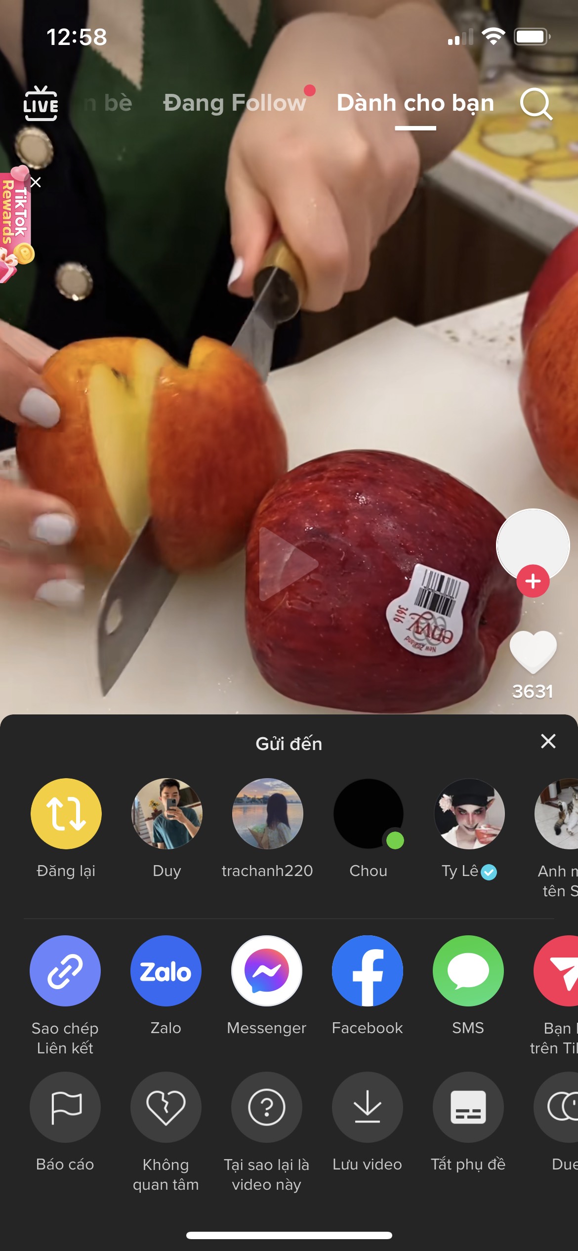 cách lấy video tiktok