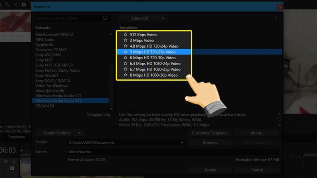cách xuất video trong sony vegas cách xuất video trong sony vegas