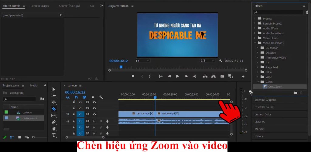cách zoom video trong premiere cách zoom video trong premiere