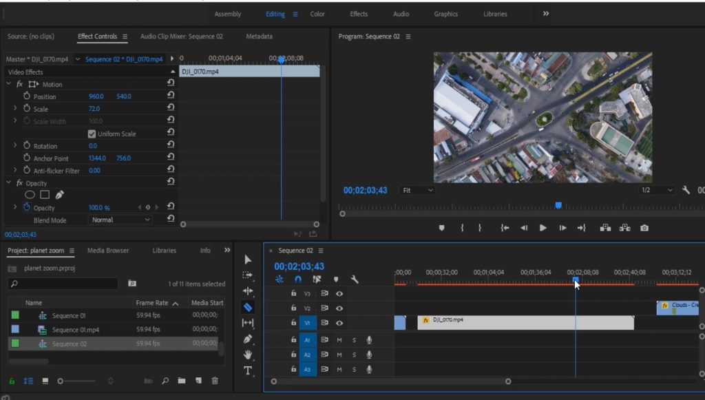 cách zoom video trong premiere cách zoom video trong premiere