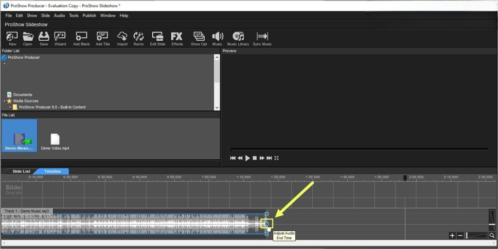 cắt ghép nhạc bằng Proshow Producer cắt ghép nhạc bằng Proshow Producer