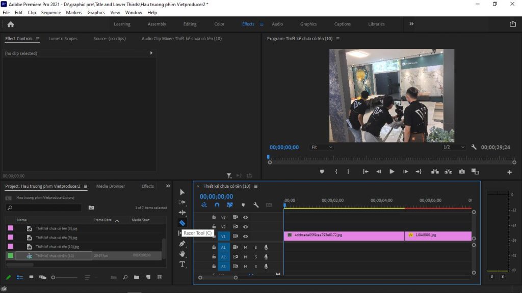 cắt ghép video bằng Adobe Premiere cắt ghép video bằng Adobe Premiere