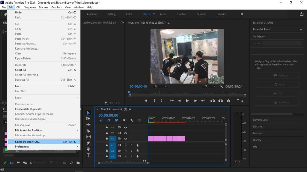 cắt ghép video bằng Adobe Premiere cắt ghép video bằng Adobe Premiere