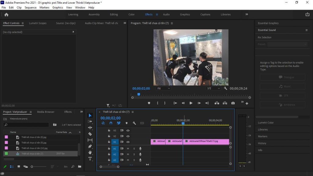 cắt ghép video bằng Adobe Premiere cắt ghép video bằng Adobe Premiere