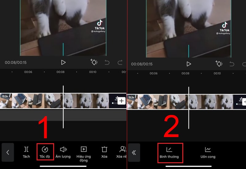 Chỉnh video slow motion