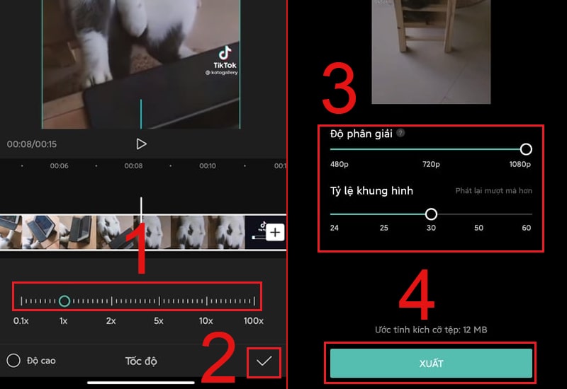 Chỉnh video slow motion Chỉnh video slow motion