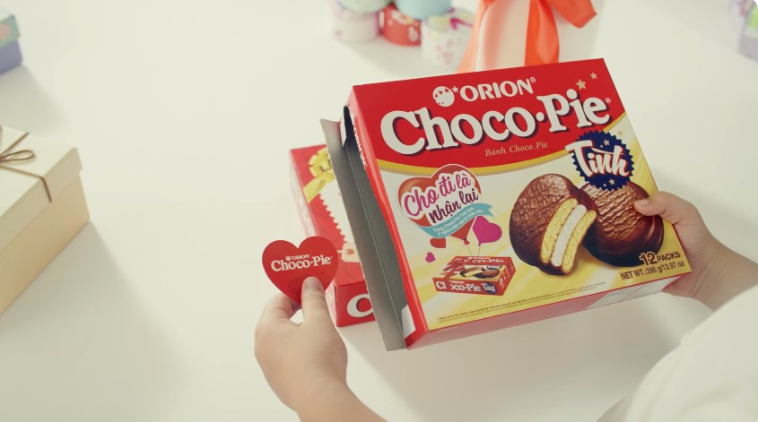 Chocopie quảng cáo