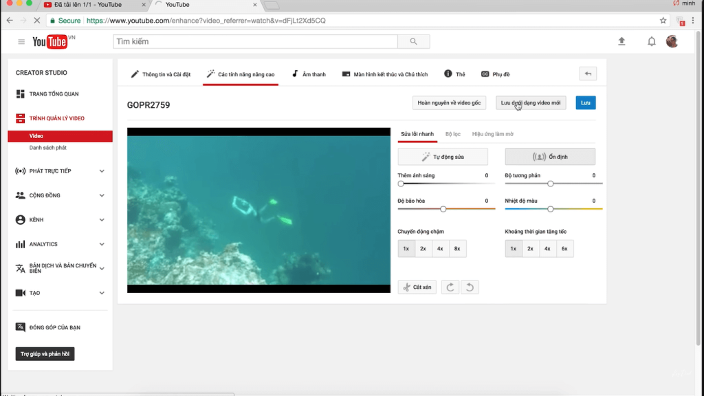 Chống rung premiere Chống rung premiere