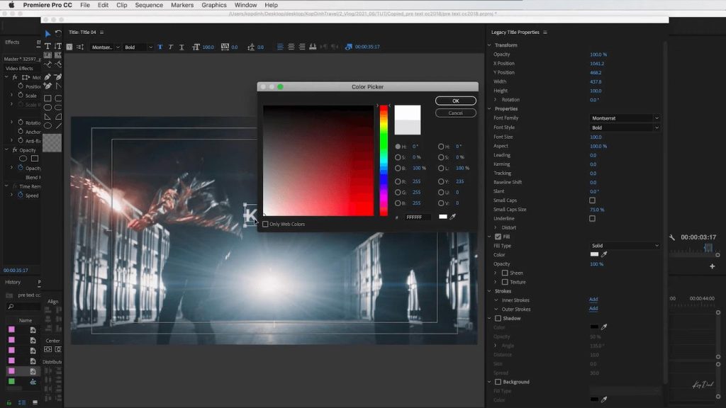hiệu ứng đánh chữ trong premiere hiệu ứng đánh chữ trong premiere