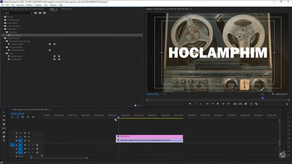 hiệu ứng đánh chữ trong premiere hiệu ứng đánh chữ trong premiere