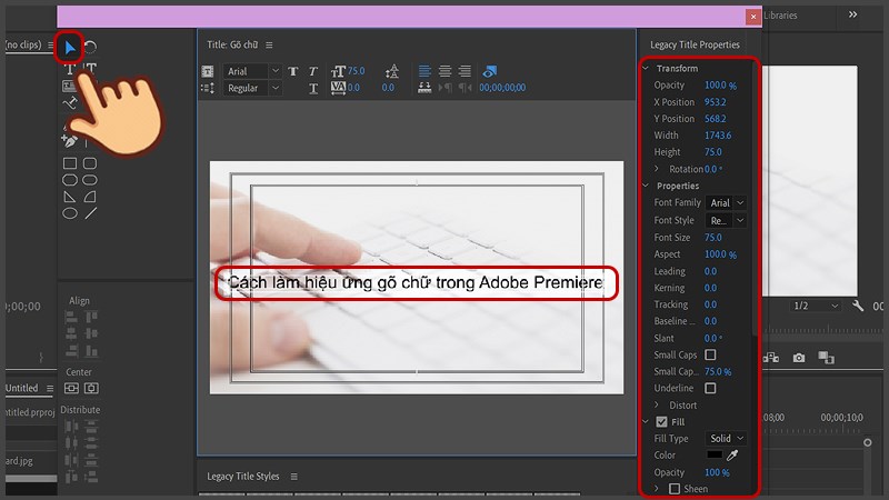hiệu ứng đánh chữ trong premiere hiệu ứng đánh chữ trong premiere