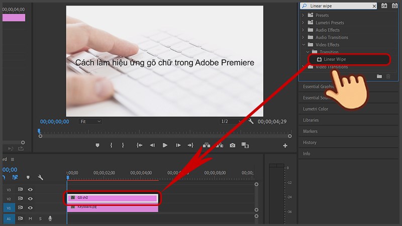 hiệu ứng đánh chữ trong premiere hiệu ứng đánh chữ trong premiere