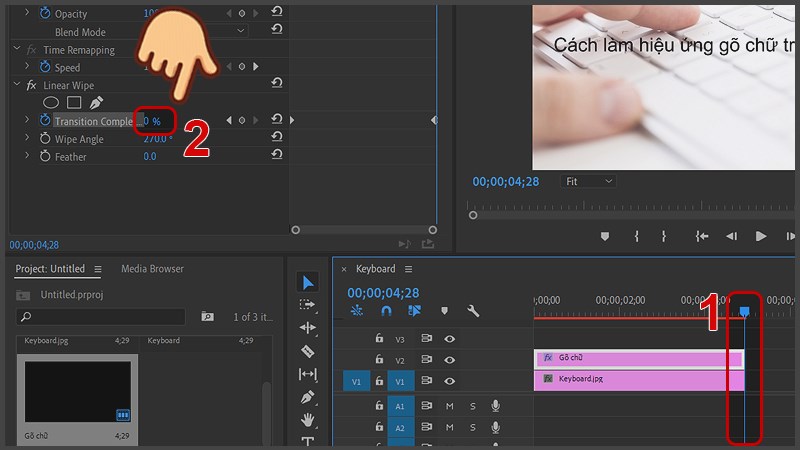 hiệu ứng đánh chữ trong premiere hiệu ứng đánh chữ trong premiere