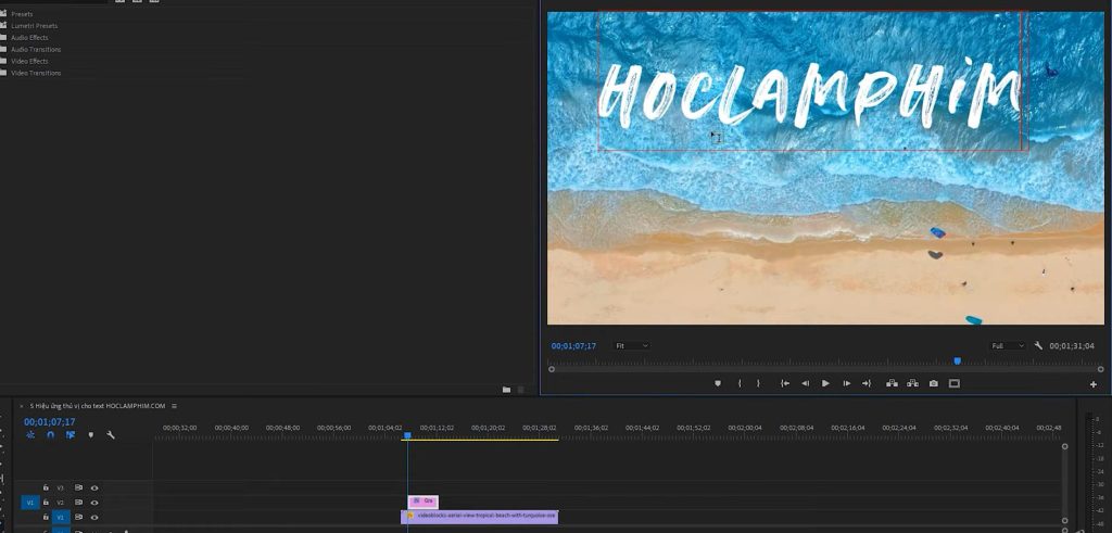 hiệu ứng đánh chữ trong premiere hiệu ứng đánh chữ trong premiere