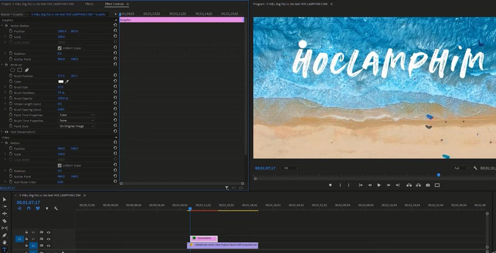 hiệu ứng đánh chữ trong premiere hiệu ứng đánh chữ trong premiere
