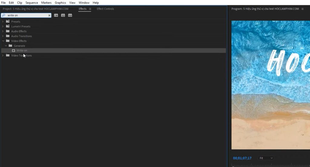hiệu ứng đánh chữ trong premiere hiệu ứng đánh chữ trong premiere