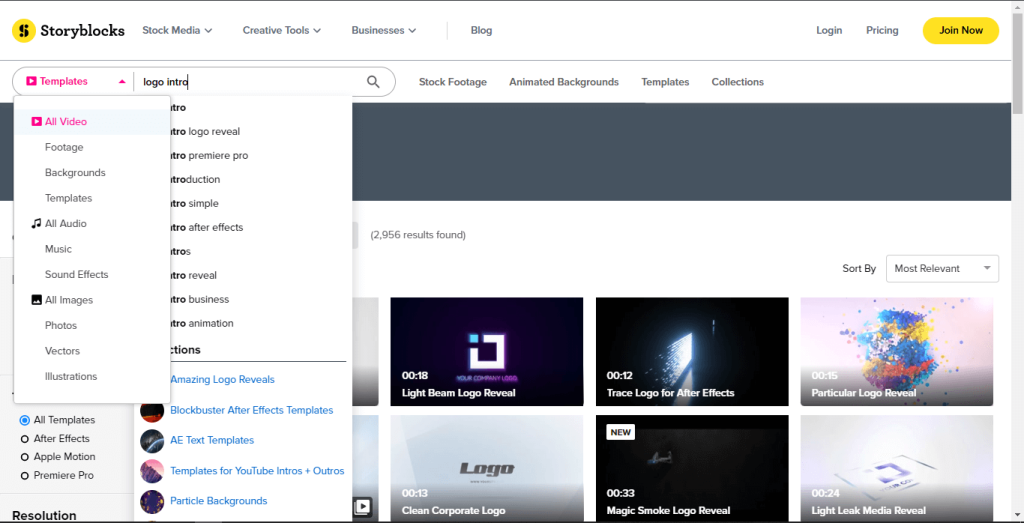 intro logo after effects free download