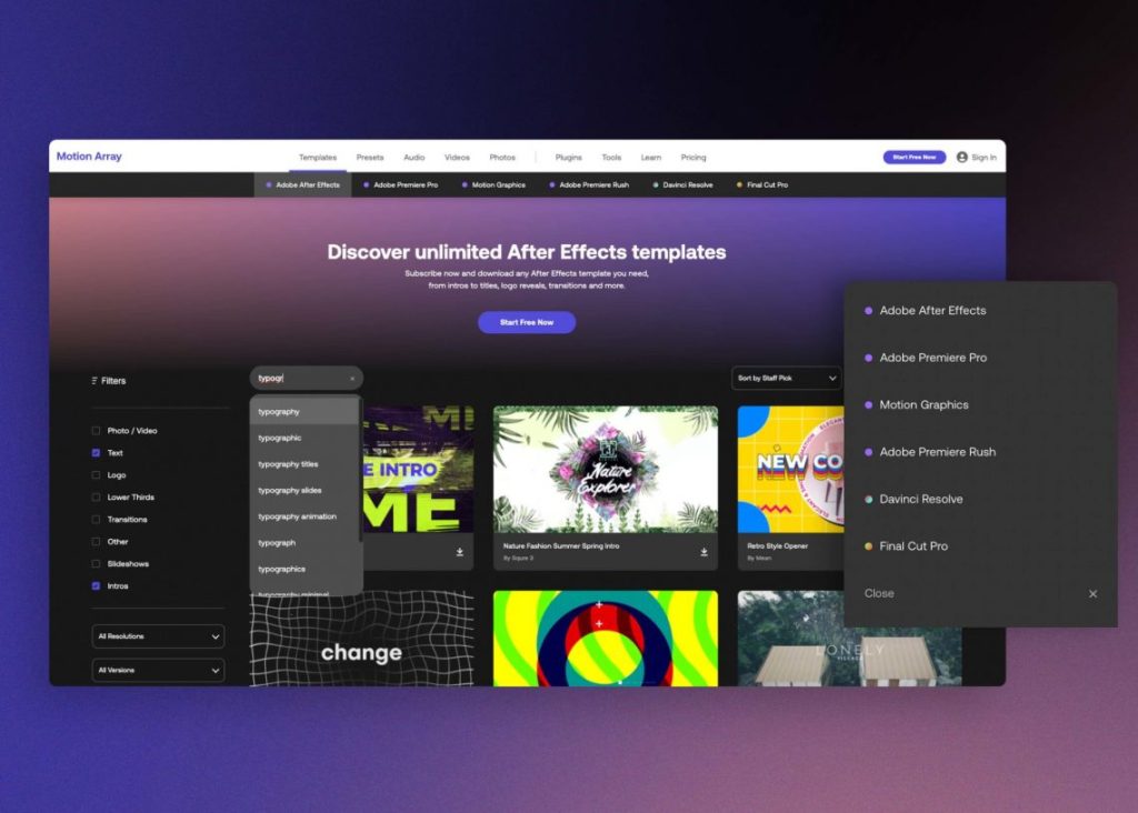 Motion Array là gì Motion Array là gì