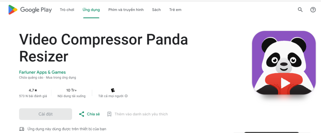 nén video trên điện thoại