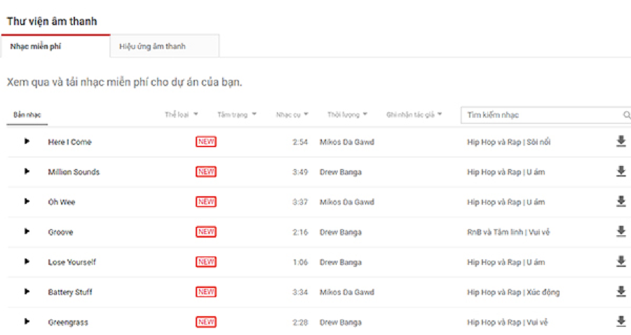 nhạc nền video chất lượng nhạc nền video chất lượng