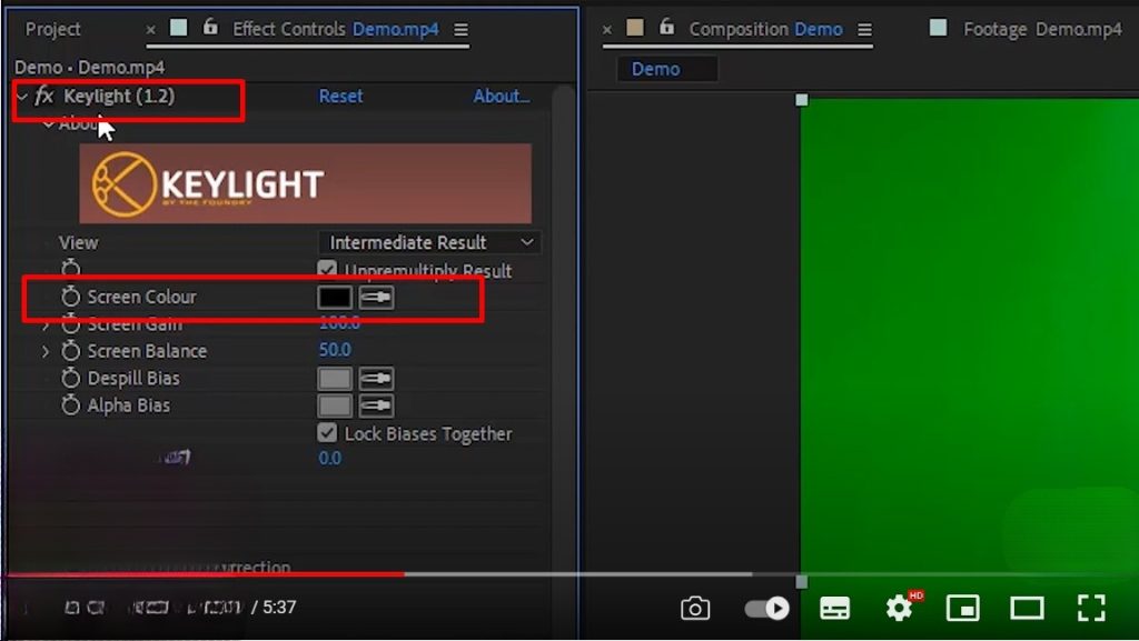 tách nền trong after effect tách nền trong after effect