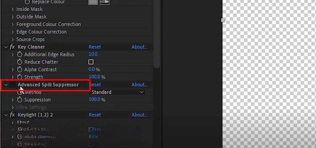 tách nền trong after effect tách nền trong after effect