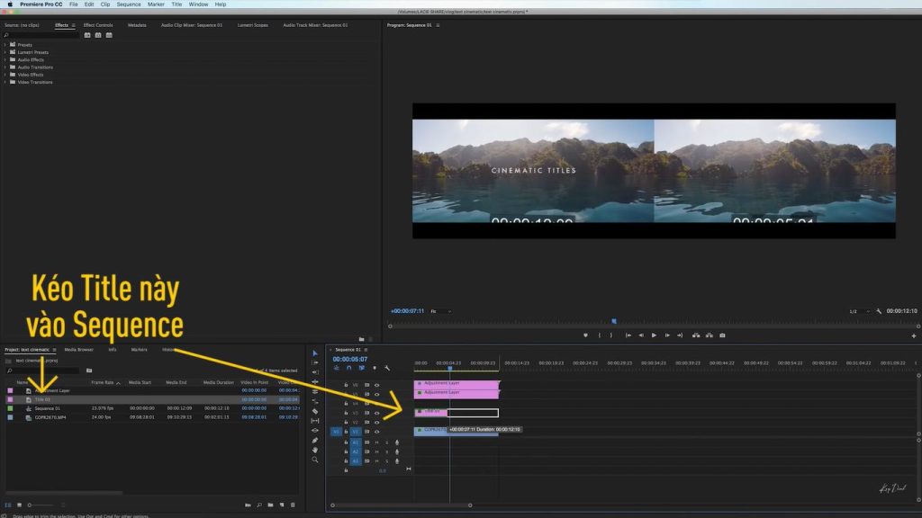 tạo title trong adobe premiere tạo title trong adobe premiere