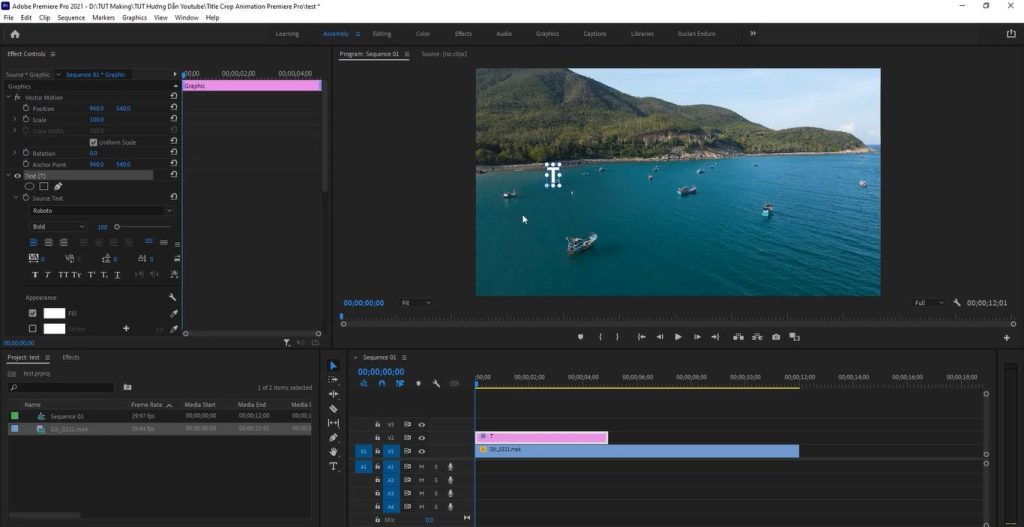 tạo title trong adobe premiere tạo title trong adobe premiere