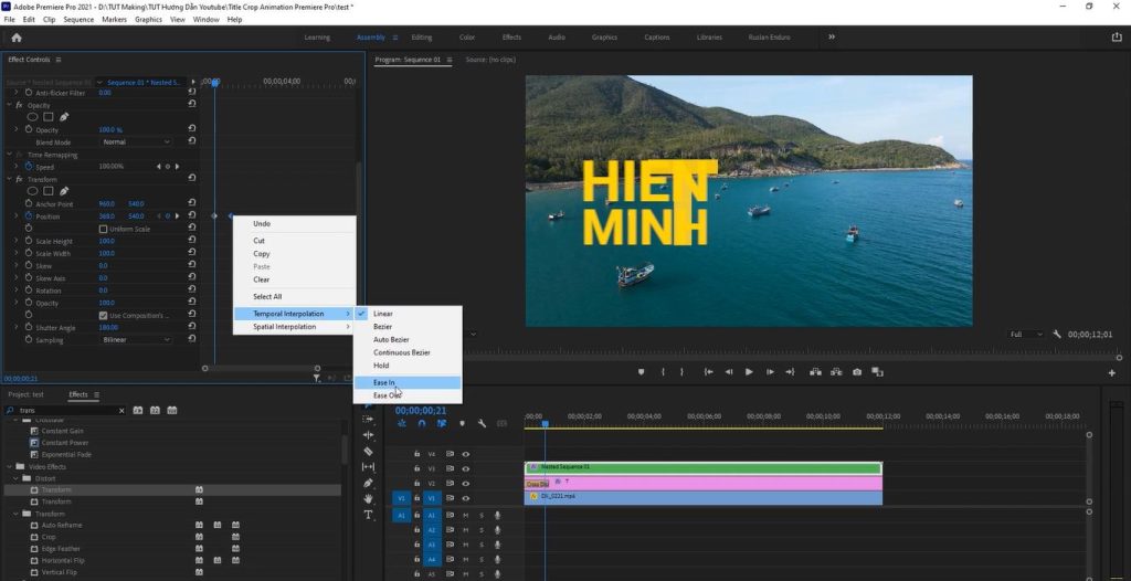 tạo title trong adobe premiere tạo title trong adobe premiere