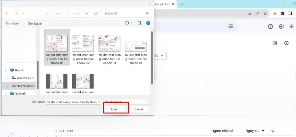 up video lên drive bị giảm chất lượng