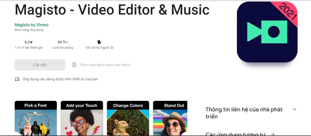 app ghép nhạc vào video
