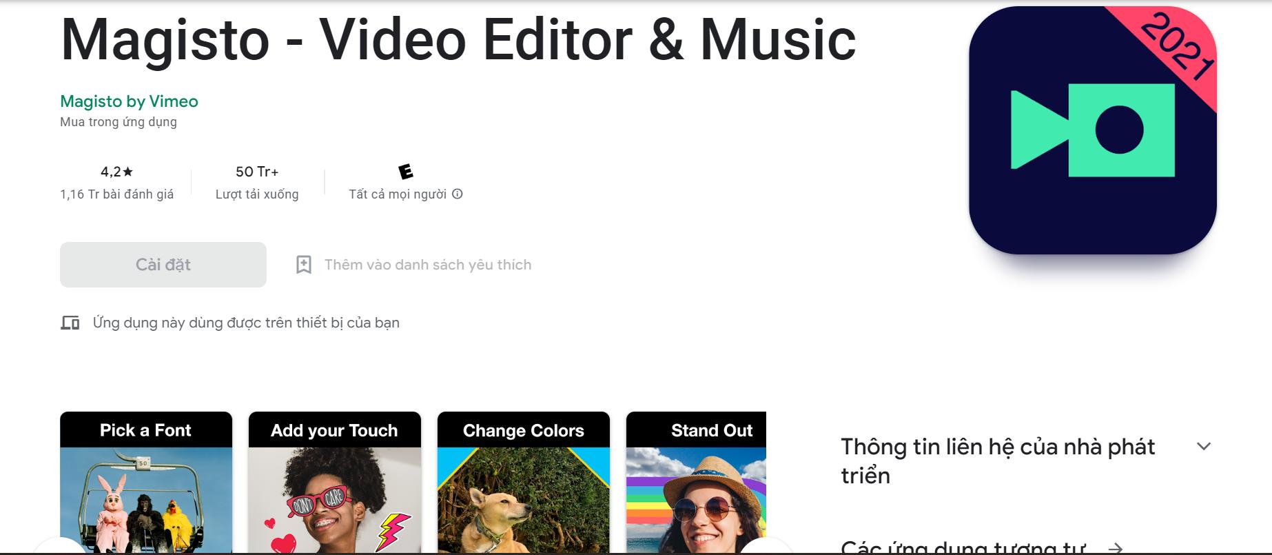 app ghép nhạc vào video