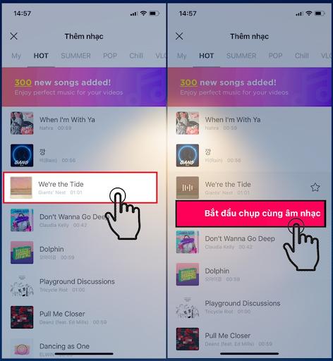 app quay video có nhạc
