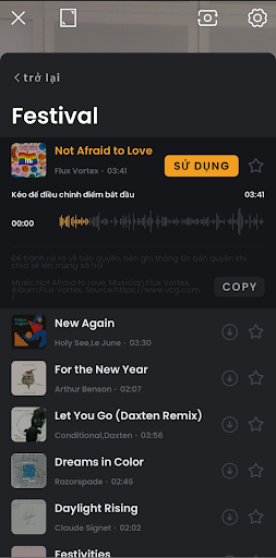 app quay video có nhạc