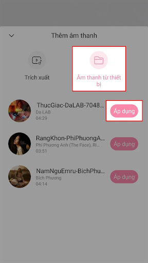 app quay video có nhạc