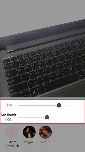 app quay video có nhạc