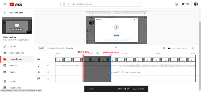 cách cắt video trên youtube cách cắt video trên youtube
