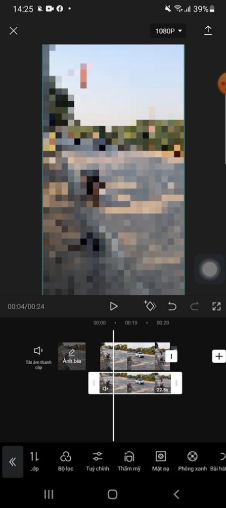 Cách che mặt trong video Cách che mặt trong video
