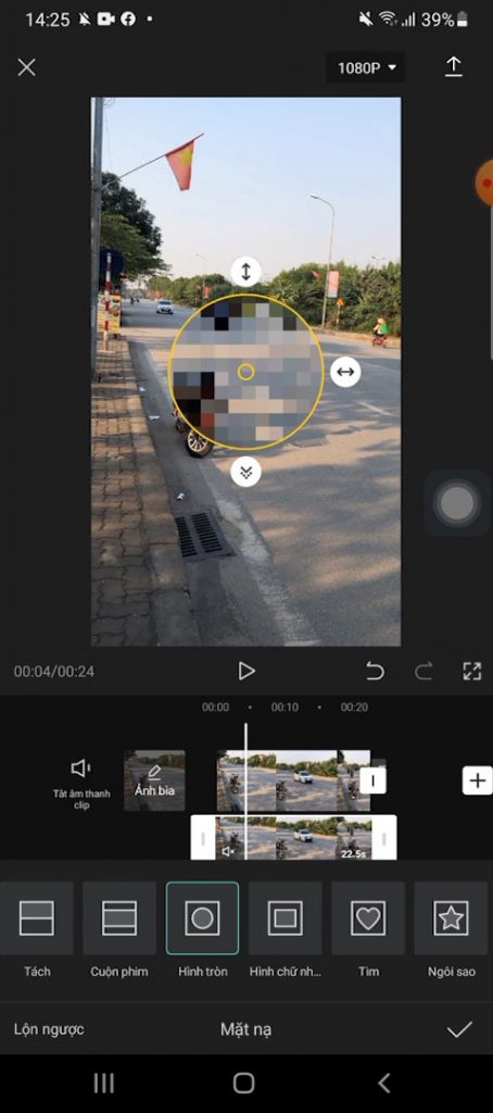 Cách che mặt trong video Cách che mặt trong video