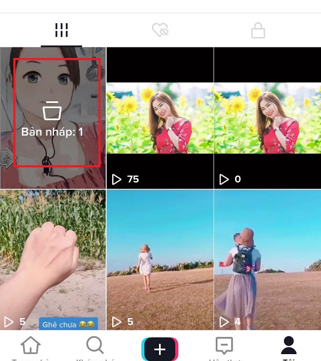 cách gỡ video trên tiktok