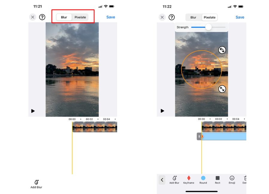 Cách làm mờ video trên điện thoại Cách làm mờ video trên điện thoại