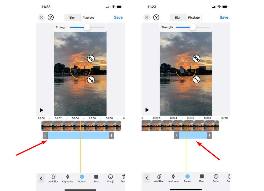 Cách làm mờ video trên điện thoại