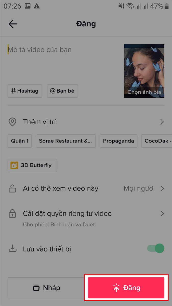 cách làm video tik tok bằng chữ và ảnh