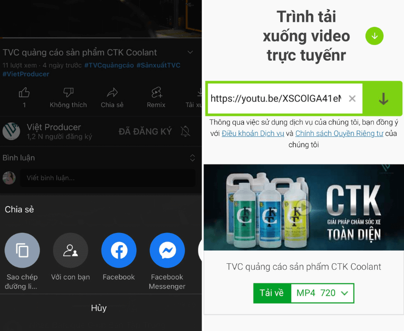 cách lưu video trên youtube