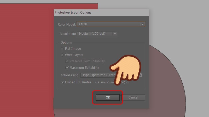 Cách xuất file trong Ai