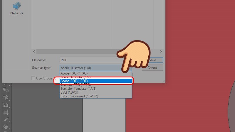 Cách xuất file trong Ai