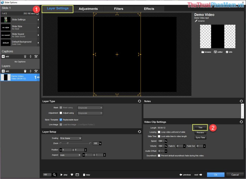 cắt ghép video bằng Proshow Producer cắt ghép video bằng Proshow Producer