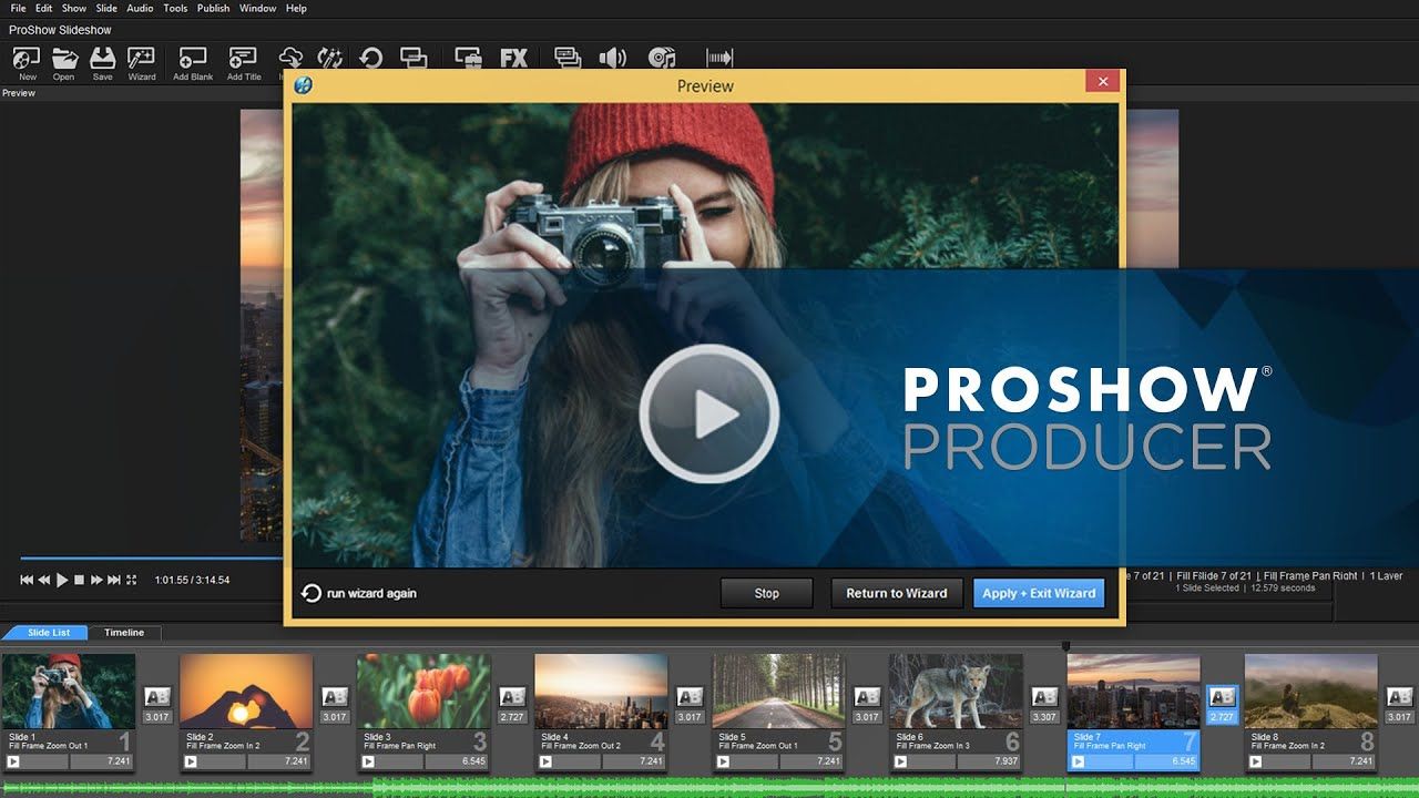 chèn chữ vào video Proshow Producer